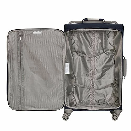 It Luggage World's Lightest New York Softside 8 Wheel Spinner, Evening Blue With Cobblestone Trim, Checked-Medium 28-Inch 2 It Luggage World's Lightest New York Softside 8 Wheel Spinner, Evening Blue With Cobblestone Trim, Checked-Medium 28-Inch - Image 2