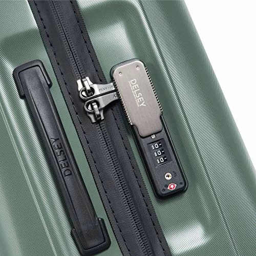 DELSEY Paris Cactus Hardside Luggage With Spinner Wheels, Khaki, Checked-Medium 24 Inch 6 DELSEY Paris Cactus Hardside Luggage With Spinner Wheels, Khaki, Checked-Medium 24 Inch - Image 6