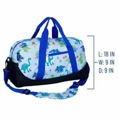Wildkin Kids Overnighter Duffel Bags For Boys & Girls, Measures 18 X 9 X 9 Inches Duffel Bag For Kids, Carry-On Size & Ideal For School Practice Or Overnight Travel, BPA-free (Dinosaur Land) 9 Wildkin Kids Overnighter Duffel Bags For Boys & Girls, Measures 18 X 9 X 9 Inches Duffel Bag For Kids, Carry-On Size & Ideal For School Practice Or Overnight Travel, BPA-free (Dinosaur Land) -TRAVELPRO Sales 51lbysHYGNL
