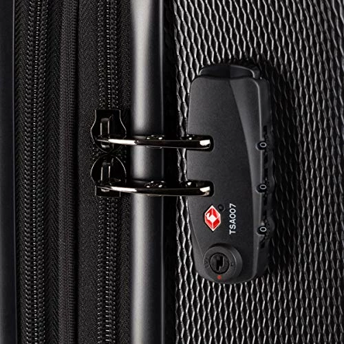 SwissGear 7272 Energie Hardside Luggage Carry-On Luggage With Spinner Wheels & TSA Lock, Black, 19” 5 SwissGear 7272 Energie Hardside Luggage Carry-On Luggage With Spinner Wheels & TSA Lock, Black, 19” - Image 5