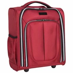 Kenneth Cole Reaction Lincoln Square 16" 1680d Polyester 2-Wheel Underseater Carry-on, Red -TRAVELPRO Sales 51m8gX8FbBL