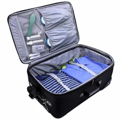 U.S. Traveler New Yorker Lightweight Softside Expandable Travel Rolling Luggage Set, Blue, 4-Piece (15/21/25/29) -TRAVELPRO Sales 51mmdG0LLYL fa2212ff 8490 43d2 9eef 647167a14ebf