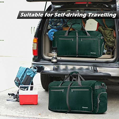 Gonex 150L Travel Duffel Bag Foldable Extra Large Duffle Bag XL Heavy Duty For Men Women For Luggage Shopping Blackish Green 8 Gonex 150L Travel Duffel Bag Foldable Extra Large Duffle Bag XL Heavy Duty For Men Women For Luggage Shopping Blackish Green - Image 8