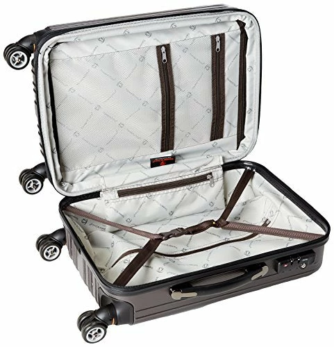 Traveler's Choice Tasmania 100% Pure Polycarbonate Expandable Spinner Luggage, Dark Brown, Carry-on 20-Inch 2 Traveler's Choice Tasmania 100% Pure Polycarbonate Expandable Spinner Luggage, Dark Brown, Carry-on 20-Inch - Image 2