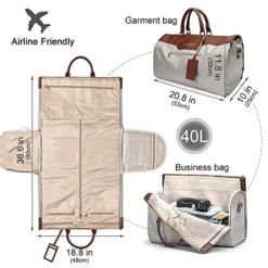 Convertible Garment Bag With Shoulder Strap, Travel Weekender Overnight Carry On Garment Duffel Bag For Women With Shoes Compartment - 2 In 1 Hanging Suitcase Suit Travel Bags -TRAVELPRO Sales 51nRO6cGNQS