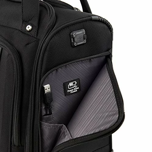 Travelpro Crew Versapack Rolling Underseat Carry-on, Jet Black 8 Travelpro Crew Versapack Rolling Underseat Carry-on, Jet Black - Image 8