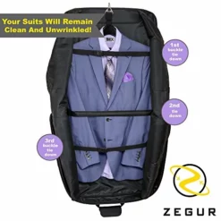 ZEGUR Suit Carry On Garment Bag For Travel & Business Trips With Shoulder Strap (Black) -TRAVELPRO Sales 51nlzIGKbUL 15ee5716 96ed 47fd a520 0a9ecae71034