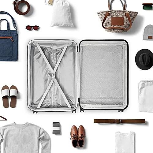 Luggage Sets Suitcase Lightweight TSA Lock Spinner White 6 Luggage Sets Suitcase Lightweight TSA Lock Spinner White - Image 6