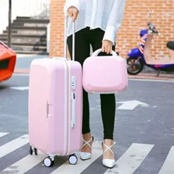 Fashion Wheels Suitcases And Travel Bags Valise Cabine Valiz Koffer Suitcase Maletas Carry On Rolling Luggage,Red,22 -TRAVELPRO Sales 51pzaSDJbzL