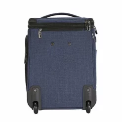 Travelers Club Top Expandable +50% Capacity Luggage With USB Port, Navy Blue, 17" Underseat Carry-On -TRAVELPRO Sales 51q6mQiSREL