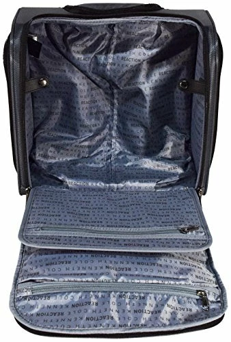 Kenneth Cole Reaction Excursion Wheeled Underseat Carry On Bag (Charcoal) 2 Kenneth Cole Reaction Excursion Wheeled Underseat Carry On Bag (Charcoal) - Image 2