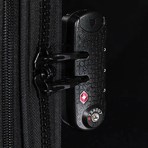 Cloe Carry-On 20 Inch Hybrid Luggage With 360º-spinner Wheels In Black Color 5 Cloe Carry-On 20 Inch Hybrid Luggage With 360º-spinner Wheels In Black Color - Image 5