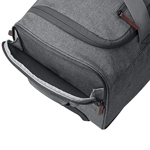 DELSEY Paris Maubert 2.0 Two Wheel Duffle Bag, Anthracite, 24 Inch 3 DELSEY Paris Maubert 2.0 Two Wheel Duffle Bag, Anthracite, 24 Inch - Image 3