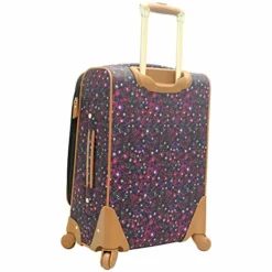 Steve Madden Designer Luggage Collection - Lightweight Softside Expandable Suitcase For Men & Women - Durable 20 Inch Carry On Bag With 4-Rolling Spinner Wheels (Dark Purple) -TRAVELPRO Sales 51tyFk arUL