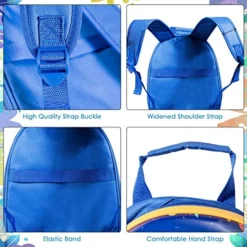 Goplus Kids Luggage Set, 12" & 18" Kids Carry On Luggage Set, Multi-directional Wheels Suitcase, Large Capacity Rolling Trolley Suitcase, Gift For Boys And Girls Toddlers Children Travel (Universe) -TRAVELPRO Sales 51ueAVMBAFL