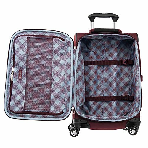Travelpro Maxlite 5 Softside Expandable Spinner Wheel Luggage, Burgundy, Carry-On 21-Inch 6 Travelpro Maxlite 5 Softside Expandable Spinner Wheel Luggage, Burgundy, Carry-On 21-Inch - Image 6