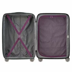 DELSEY Paris Comete 2.0 Hardside Expandable Luggage With Spinner Wheels, Purple, Checked-Medium 24 Inch -TRAVELPRO Sales 51vMnb2jCoL
