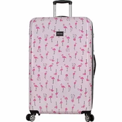 Betsey Johnson Luggage Hardside 3 Piece Set Suitcase With Spinner Wheels (20" 26" 30") (One Size, Flamingo Strut) -TRAVELPRO Sales 51vXTlu5KEL