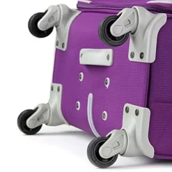 Cloe Checked Medium 24 Inch Water-Resistant Luggage With 360º-spinner Wheels In Purple Color 13 Cloe Checked Medium 24 Inch Water-Resistant Luggage With 360º-spinner Wheels In Purple Color -TRAVELPRO Sales 51vpfvqLNlS