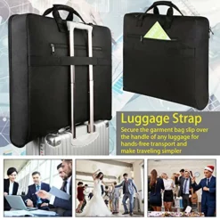 Garment Bags, Large Suit Travel Bag With Pockets & Shoulder Strap, MATEIN Professional Foldable Carry On Bag For Business Trip, Waterproof Luggage Bags For Travel For Men Women, Black -TRAVELPRO Sales 51wiW67 fgL