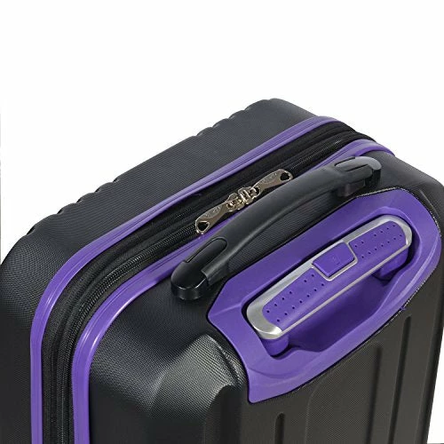 Olympia Apache Ii 21" Carry-on Spinner, BLACK+PURPLE, One Size 5 Olympia Apache Ii 21" Carry-on Spinner, BLACK+PURPLE, One Size - Image 5