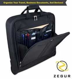 ZEGUR Suit Carry On Garment Bag For Travel & Business Trips With Shoulder Strap (Black) -TRAVELPRO Sales 51xWF2qvgDL bb3b84ab 1877 4726 8375 17d9933382e1