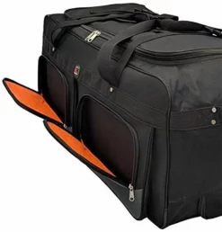 Amaro 36in Rolling Duffel Bag With Wheels | Travel Duffle Luggage Bag | Lightweight Rolling Bag L | Retractable Pull Handle (Black) -TRAVELPRO Sales 51xxppCJHmL