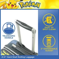Ful Pokemon Pikachu 21 Inch Rolling Luggage, Hardshell Carry On Suitcase With Wheels, Multicolor (FBML0001-998) 10 Ful Pokemon Pikachu 21 Inch Rolling Luggage, Hardshell Carry On Suitcase With Wheels, Multicolor (FBML0001-998) -TRAVELPRO Sales 51yZjLO3aJL