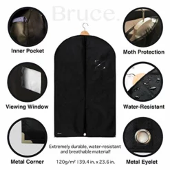 Bruce. 3 X Premium Garment Bag Incl. Shoe Bag | 39.4 X 23.6 Inches | Suit Bags For Travel And Storage | Breathable Bags For Suits, Jackets And Dresses (39.4 X 23.6 Inches - 100 Cm X 60 Cm) -TRAVELPRO Sales 51zLQly8GzL