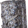 Vera Bradley Recycled Lighten Up Reactive XL Foldable Rolling Duffle Luggage, Blooms Shower