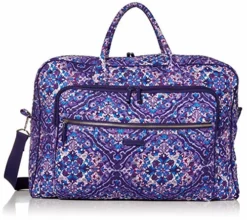 Vera Bradley Women's Signature Cotton Grand Weekender Travel Bag, Regal Rosette, One Size