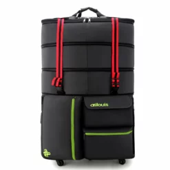 Extra Large Expandable Lightweight Luggage Rolling Duffel Bag (XXL) With Wheels Travelling Foldable Suitcase