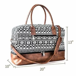 MyMealivos Canvas Weekender Bag, Overnight Travel Carry On Duffel Tote With Shoe Pouch (black) -TRAVELPRO Sales 61967YrHvvL