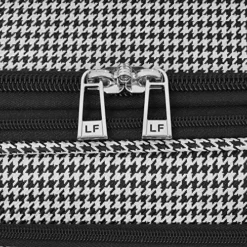 LONDON FOG Cambridge II 15-Inch 8 Wheel Under Seat Bag, Black White Houndstooth -TRAVELPRO Sales 61AQCVtm6lL