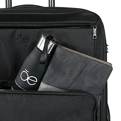 Cloe Carry-On 20 Inch Hybrid Luggage With 360º-spinner Wheels In Black Color 4 Cloe Carry-On 20 Inch Hybrid Luggage With 360º-spinner Wheels In Black Color - Image 4