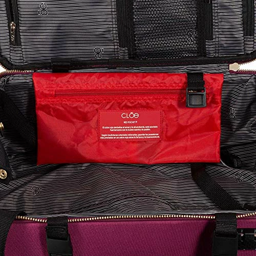 Cloe Carry-On 20 Inch Luggage With 360º-spinner Wheels In Burgundy Red Color 8 Cloe Carry-On 20 Inch Luggage With 360º-spinner Wheels In Burgundy Red Color - Image 8