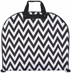 Ever Moda Chevron Hanging Garment Bag