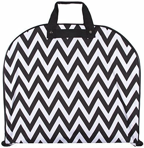 Ever Moda Chevron Hanging Garment Bag 1 Ever Moda Chevron Hanging Garment Bag