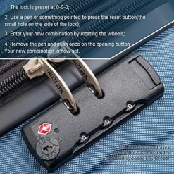 Expandable ABS Durable Suitcase 3 Piece Luggage Sets Lightweight With Double Wheels TSA Lock Spinner, Unisex Adults Teens Home Outddor Carry On Luggage (Blue 20/24/28 Inch) -TRAVELPRO Sales 61E7eZYkMbS