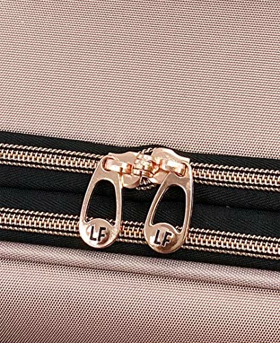 LONDON FOG Bromley Softside Expandable Spinner Luggage, Rose Gold, Checked-Medium 24-Inch 3 LONDON FOG Bromley Softside Expandable Spinner Luggage, Rose Gold, Checked-Medium 24-Inch - Image 3