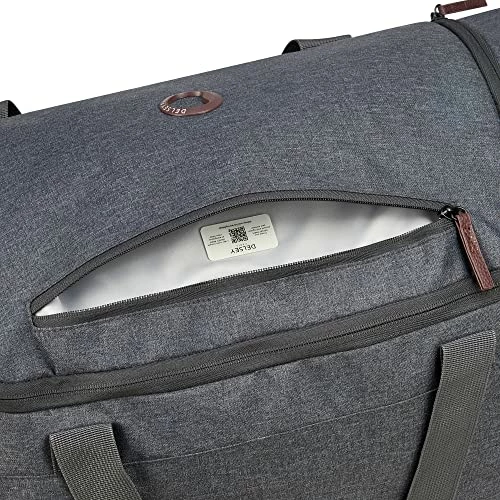 DELSEY Paris Maubert 2.0 Carry On Duffle Bag, Anthracite, 20 Inch 3 DELSEY Paris Maubert 2.0 Carry On Duffle Bag, Anthracite, 20 Inch - Image 3