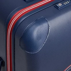 DELSEY Paris Chatelet Hardside 2.0 Luggage With Spinner Wheels, Navy, Checked-26 Inch Trunk, No Brake -TRAVELPRO Sales 61T2 Mi1zHL