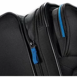 American Tourister Eclipse Softside Spinner Luggage (Black/Blue, 20 Inch) -TRAVELPRO Sales 61TYGTiMXmL