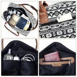 MyMealivos Canvas Weekender Bag, Overnight Travel Carry On Duffel Tote With Shoe Pouch (black) -TRAVELPRO Sales 61dChpJoHwL