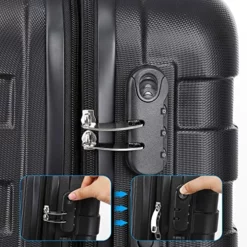 SUPER DEAL Hardside Expandable Spinner Luggage 21 Inch Carry On Luggage Lightweight Travel Suitcase With 360°Swivel Wheels And Height Adjustable Handle, Black -TRAVELPRO Sales 61fI3bt56GL