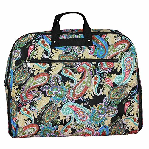 World Traveler 40-inch Hanging Garment Bag-Multi Paisley, One Size 1 World Traveler 40-inch Hanging Garment Bag-Multi Paisley, One Size