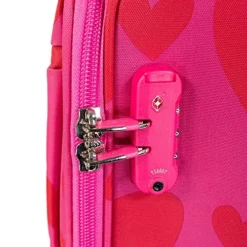 Cloe By Agatha Ruiz De La Prada Checked Medium 24" Inch Luggage With 360º-spinner Wheels In Magenta Color -TRAVELPRO Sales 61i0x6rX 0S