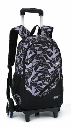 Meetbelify 3pcs Kids Rolling Backpacks Luggage Six Wheels Trolley School Bags (Black With 6 Wheels) -TRAVELPRO Sales 61lvyy4EMdL