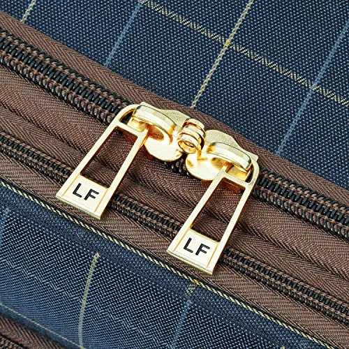 LONDON FOG Brentwood, Navy Window Pane, 15-Inch 2 LONDON FOG Brentwood, Navy Window Pane, 15-Inch - Image 2