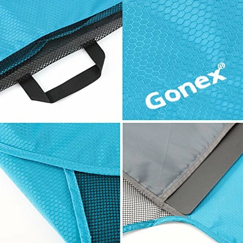 Gonex Packing Folder,18" Travel Garment Bag For Shirt 2pcs Blue 9 Gonex Packing Folder,18" Travel Garment Bag For Shirt 2pcs Blue - Image 9